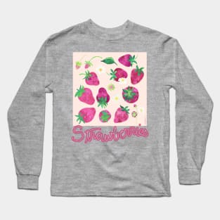 Strawberries N' Cream Long Sleeve T-Shirt